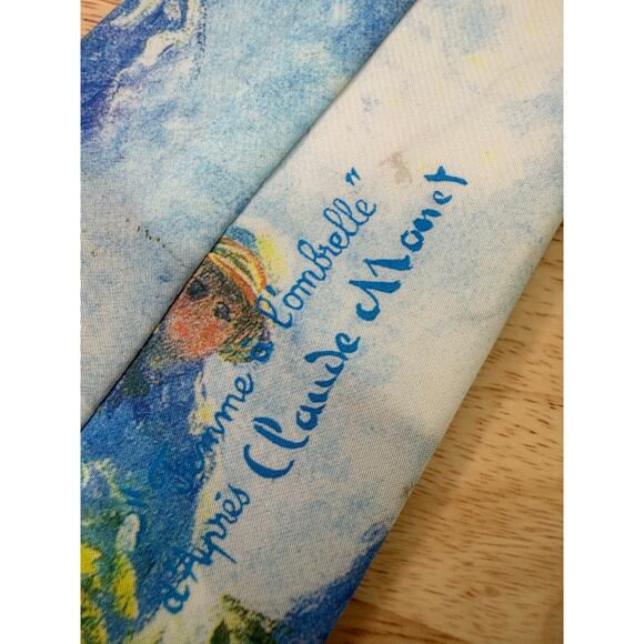 Claude Monet Woman with a Parasol Men's Neck Tie Wearable Art JL - Picture 5 of 9